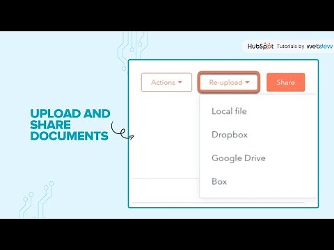 How to upload and share documents in HubSpot