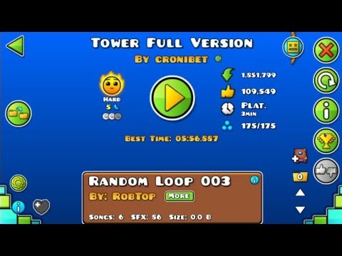 "Tower Full Version" 100% By cronibet - Geometry Dash 2.2