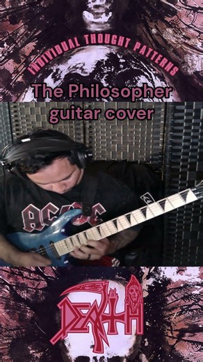 #Death #deathband The Philosopher #guitarcover #deathmetal #metal #guitar #music #jackson #dimarzio