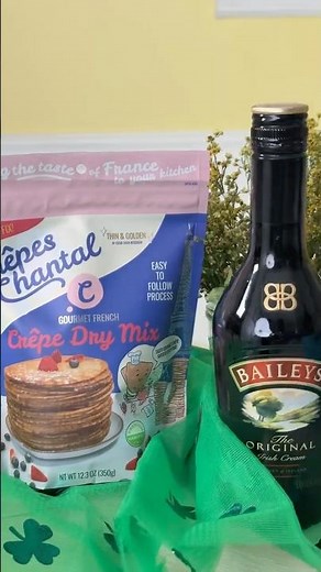 Baileys Crêpes for St. Patrick’s Day ☘️ Easy Irish Dessert Recipe