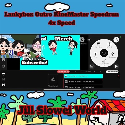 Lankybox Outro KineMaster Speedrun 4x Speed Part 15 @EricC-yx2ee