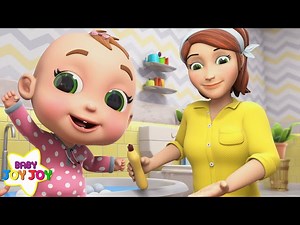 Bath Time Song and MORE Nursery Rhymes and Kids Songs | Baby Joy Joy - Videos For Kids