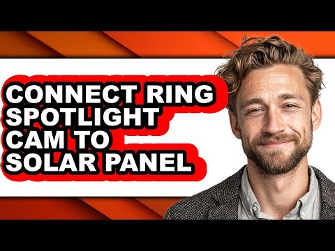How to Connect Ring Spotlight Cam to Solar Panel (only Way)