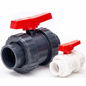 [Hot Item] High Quality DIN ANSI JIS Standard Plastic BSPT Female Thread Ball Valve PVC Double Union Threaded Ball Valve UPVC True Union Ball Valve for Water Supply