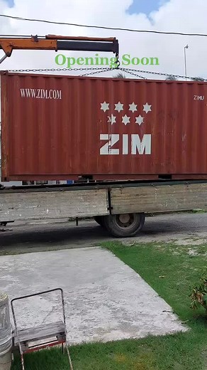 Transforming a Shipping Container into a Bar and Chill Spot