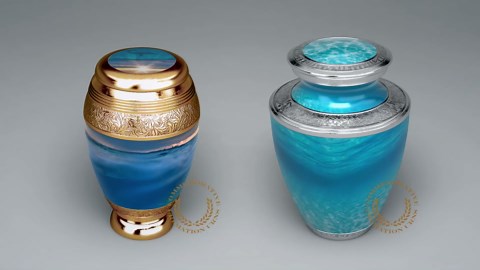 COMMEMORATIVE CREMATION URNS Dolphin Divinity Photo Funeral Guest Book for Memorial Service and Celebration of Life Guest Book for Memorial Service - Beautiful & Vibrant Sign in Book for Funeral