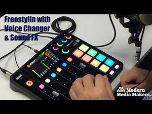 Quick DEMO of Rodecaster Pro II Smart Pads and Voice Changer