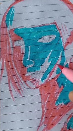 How to Draw an Anime Girl 😳✨ | Beautiful Anime Art Tutorial #shorts