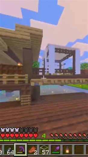 Easy beach dock & bar #minecraft #minecraftrealms #fypシ #girlgamer #viralshorts #fypシ゚viral