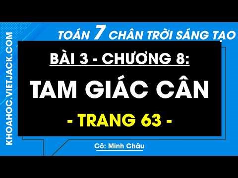 Grade 7 Math, page 63, Volume 2 (Creative Horizons): Isosceles Triangle (EASIEST TO UNDERSTAND)