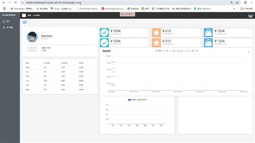 AdminS后台管理系统演示