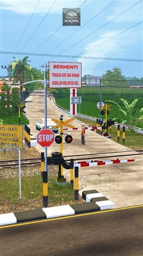 Perlintasan Kereta #11 #keretaapi #automobile #train #railway #railroad #crossing #kereta #shorts