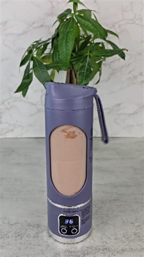 LifeBoost Blend on Instagram: "Experience ultimate convenience with this sleek, white portable blender, engineered for the active lifestyle. Effortlessly mix protein powder, fresh bananas, and milk into smooth drinks anywhere using the smart digital display and powerful motor. This rechargeable, travel-friendly device features a safety-lock lid and transparent viewing window, making it the perfect tool for instant nutrition at the gym or office. ​#PortableBlender ​#ProteinShake ​#HealthyOnTheGo