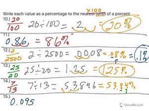 Fractions, Percentages, Rounding (Lesson 1)