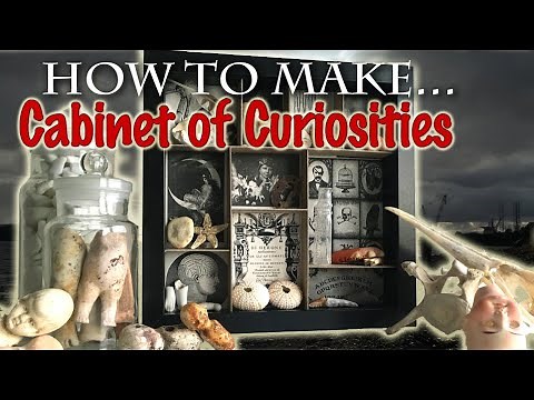 How to make a CABINET of CURIOSITIES with Mudlarking Treasures