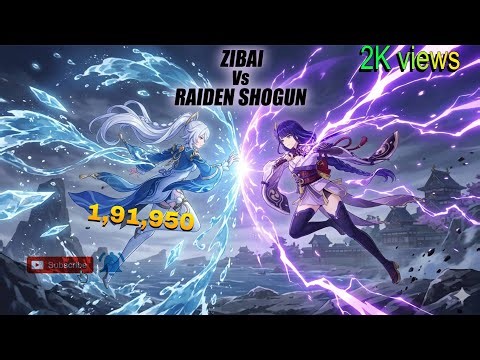 Testing Zibai R1 Speed Against Raiden Shogun Power With Active Primogem Codes | Genshin Impact |