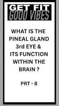 How To Remove Any Existing Calcification In The Pineal Gland - Prt 8 #shorts #decalcify #pinealgland