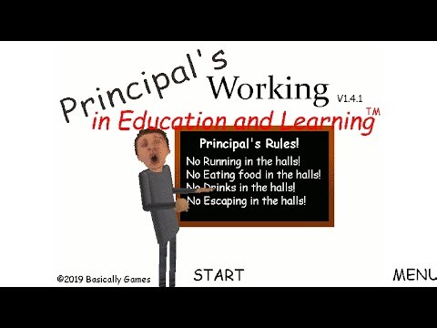 Principal working Mod menu 1.4.3 android port (Baldi basics mod)