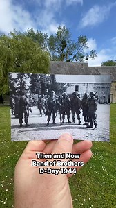 692K views · 20K reactions | In the footsteps of Band of Brothers! #band #explore #Amazing #hand #picturechallenge Source Coll. F Guth | D-Day History | Facebook