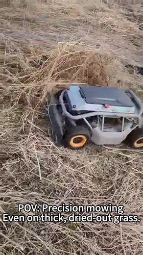 Watch the Mowrator take on thick, dried-out grass with clean, precise cuts. Even in tougher conditions, the remote control lets you guide every move with accuracy — no pushing, no strain, just effortless mowing. A smoother lawn, with less work. 🌾🚜 #Mowrator #LawnCareUSA #DryGrassMowing #PrecisionMowing #EffortlessLawnCare | Mowrator Global