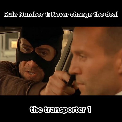 Rule Number 1: Never change the deal #jason statham #The Transporter #movierecap