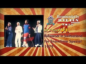 Boney M. Rehearsal In Switzerland for Snowtime Special 1979