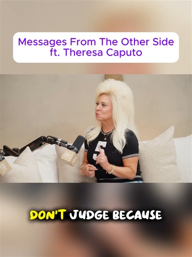 Messages From The Other Side ft. Theresa Caputo | Khloé In Wonder Land #khloeinwonderland #khloekardashian #theresacaputo #popculture #podcastclip