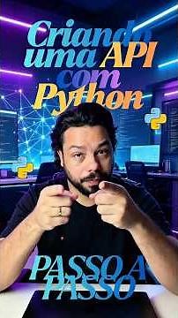 Crie uma API em Python em menos de 1 minuto! #shorts