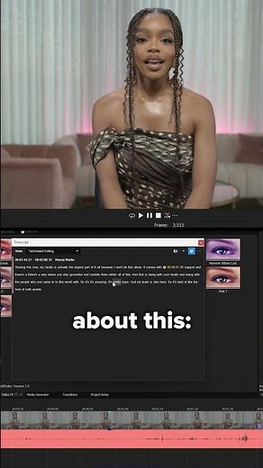 AI Text-Based Editing in VEGAS Pro 22| Alex Acosta X Marsai Martin
