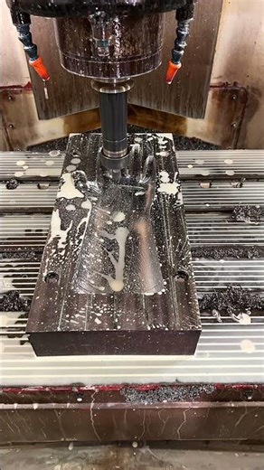 Mold cavity plate machining