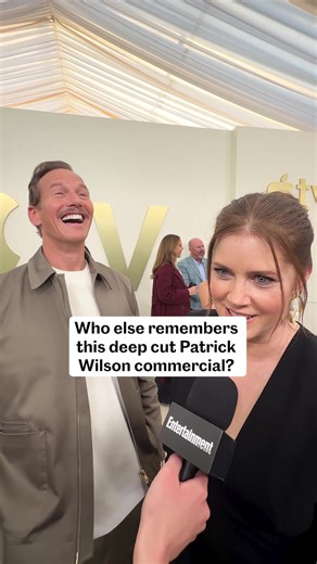 Amy Adams remembers a deep cut Patrick Wilson commercial