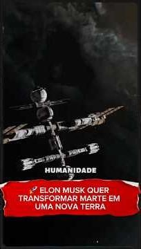 🚀🔴 ELON MUSK WANTS TO TRANSFORM MARS INTO A NEW PLANET FOR HUMANS