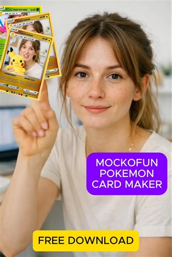 How to Make Your Own Custom Pokemon Card! #shorts