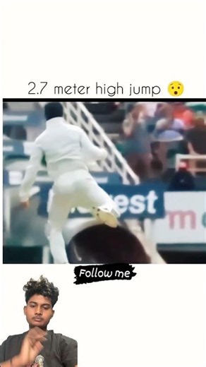 Virat Kohli 2.7 ￼meter high jump #cricket #video