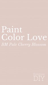 Pale Cherry Blossom by Benjamin Moore is a light, blush pink with just enough peachy undertones to keep it feeling fresh and inviting, not too sugary or overpowering. What’s great about Pale Cherry Blossom is how effortlessly it pairs with other colors. It looks amazing next to crisp whites for a clean, airy vibe, but also plays nicely with warm neutrals like beige or soft grays to keep things grounded and elegant. Whether you’re aiming for a romantic, vintage-inspired space or a modern, fresh f