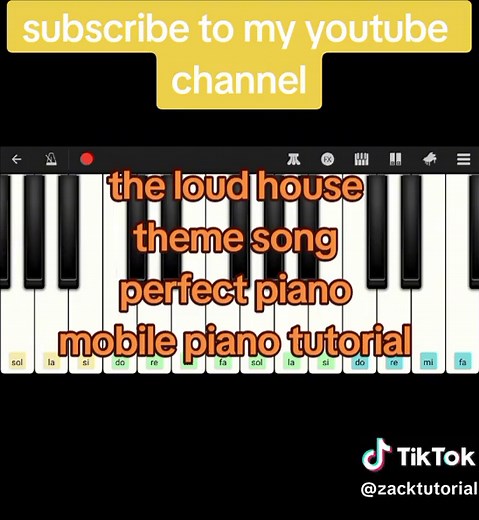 The Loud House Theme Song - Perfect Piano Tutorial