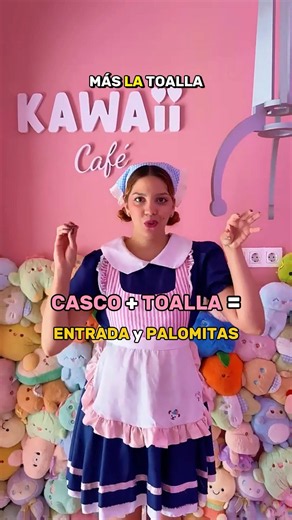 Tortitas y palomitas GRATIS!!!! 😱💖 #cute #kawaii #kawaiicafe #aesthetic