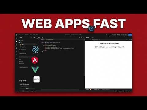 Build React Apps in Minutes with CodeSandbox