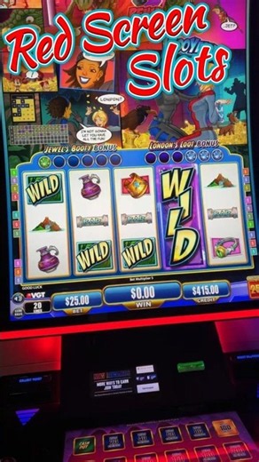 Choctaw Casino * Spinning on Red Screens and Landed the WILDS #shorts #casino