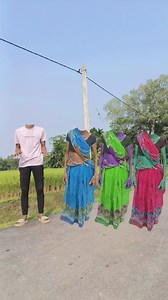 8.9K views · 712 reactions | Green, red, blue sarees old buddhi head matching with tu radha meri main shyam tera songs  | Nabadwip Roy | Facebook