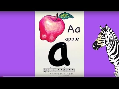 ABC Montessori Sing and Trace with alphabet flashcards