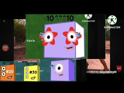 Numberblocks size comparison