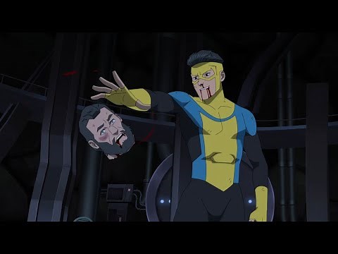 Invincible Variants Kills The Immortal & Guardian of the Globe - Invincible Season 3 Episode 7
