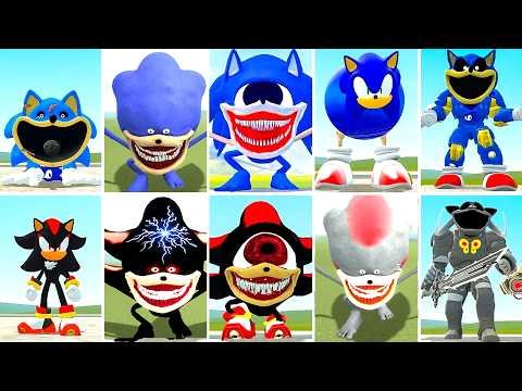 SONIC FAMILY BIG HOLE RAGDOLL CHALLENGE – WHO SURVIVES IN GARRY'S MOD?