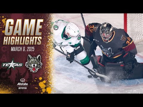 Texas Stars at Chicago Wolves | Game Highlights | March 9, 2025