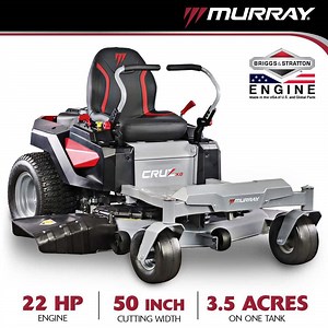 Reviews for Murray Cruz XD 50 in. 22.0 HP 724cc EXi2200 Series Briggs and Stratton Engine Dual Hydrostatic Drive Gas Zero Turn Mower | Pg 1 - The Home Depot