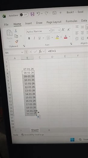 Part 1: How to Write down date sequentially without any efforts in Microsoft Excel #shortcut #easy