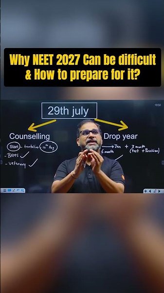 Why NEET 2027 Can be difficult & How to prepare for it? #neet neet2027 #manthanbatch