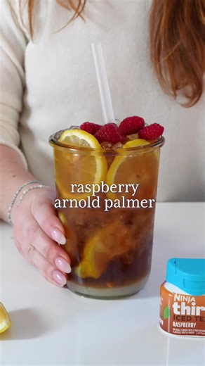 #ninjapartner @NINJAKITCHEN #NinjaThirsti Level up your refreshment with this Raspberry Arnold Palmer! 🍋🍓 Whether you want it still or sparkling, the Ninja Thirsti makes it incredibly easy to customize your drinks at home. Here is how I make mine: Muddle: 1/2 fresh lemon 1/4 cup sugar. Chill: Add plenty of ice. Top: Use the Ninja Thirsti Raspberry Iced Tea (sparkling or still, your choice!). Quick, tart, and perfectly sweet. How are you flavoring your hydration today? #lemonade #icedtearecipe 