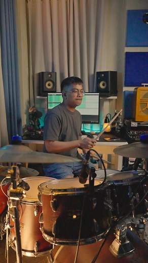 "Hohoemi no Bakudan" Ghost Fighter (opening song) #drumcover #zildjiancymbals #tamadrums #90s | John Escaño